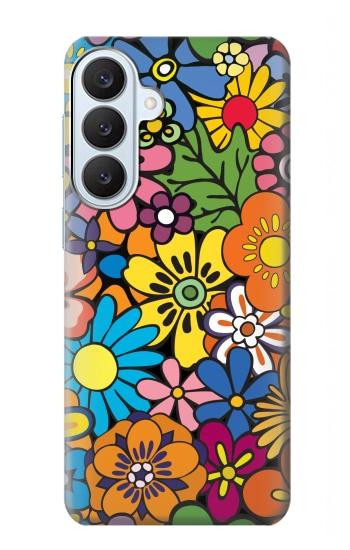 S3281 Colorful Hippie Flowers Pattern Case For Samsung Galaxy S26 Plus