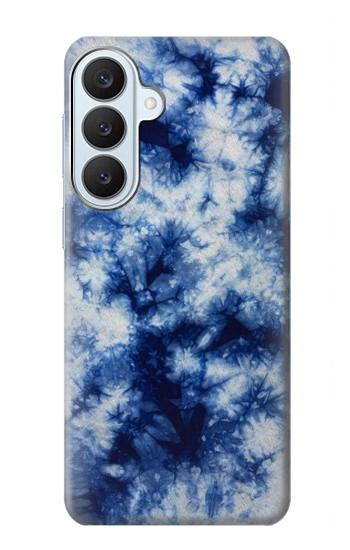 S3439 Fabric Indigo Tie Dye Case For Samsung Galaxy S26 Plus