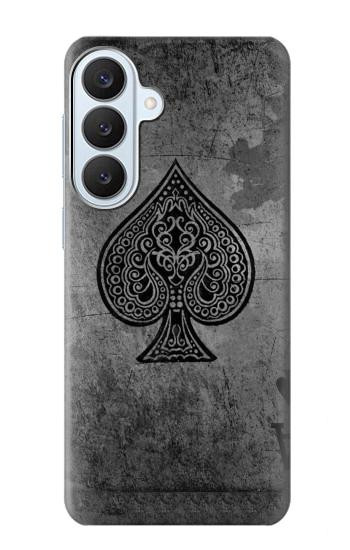 S3446 Black Ace Spade Case For Samsung Galaxy S26 Plus