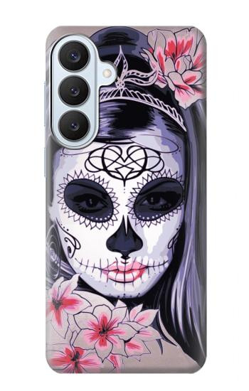 S3821 Sugar Skull Steam Punk Girl Gothic Case For Samsung Galaxy S26 Plus