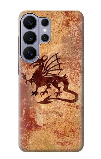 S2485 Dragon Metal Texture Graphic Printed Case For Samsung Galaxy S26 Ultra