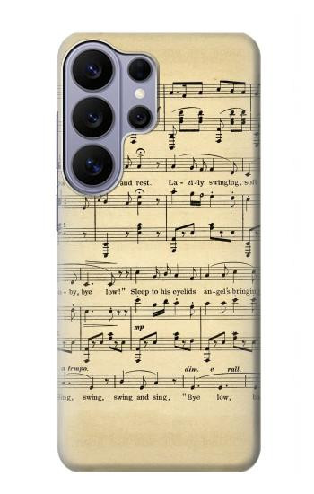 S2504 Vintage Music Sheet Case For Samsung Galaxy S26 Ultra