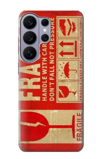 S3552 Vintage Fragile Label Art Case For Samsung Galaxy S26 Ultra