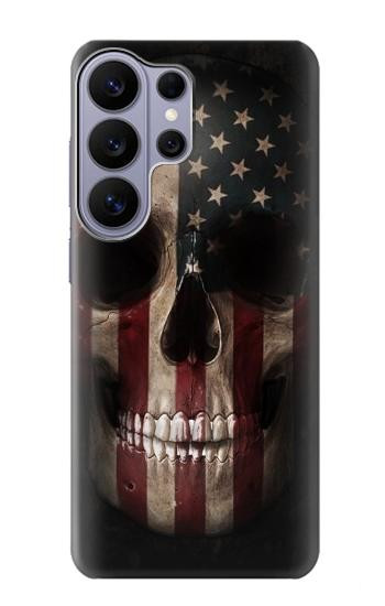 S3850 American Flag Skull Case For Samsung Galaxy S26 Ultra