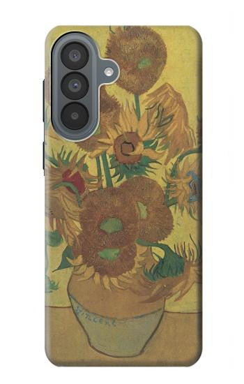 S0214 Van Gogh Vase Fifteen Sunflowers Case For Samsung Galaxy A37