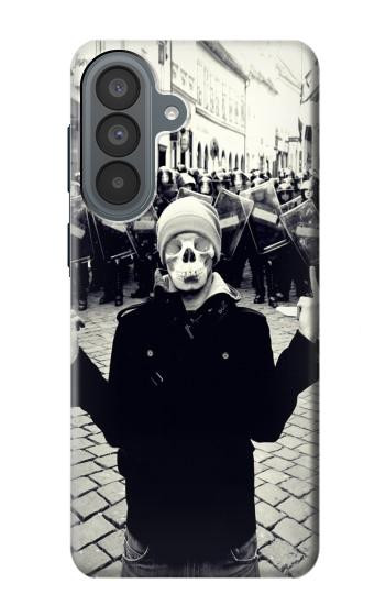 S1108 Skull Mask Man Protester Case For Samsung Galaxy A37