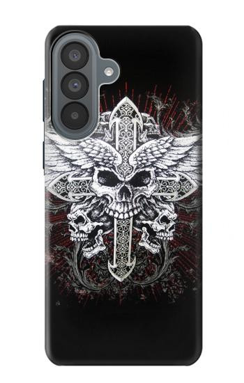 S1434 Skull Wing Tattoo Biker Case For Samsung Galaxy A37