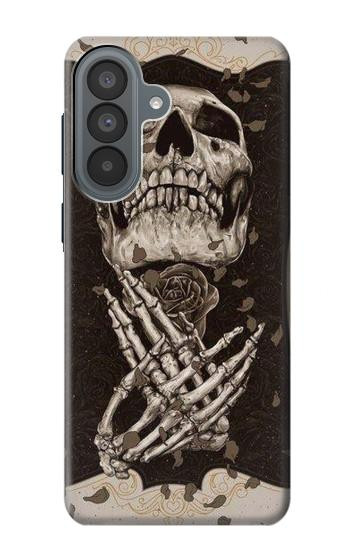 S1676 Skull Rose Case For Samsung Galaxy A37