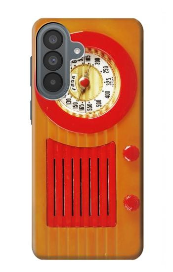 S2780 Vintage Orange Bakelite Radio Case For Samsung Galaxy A37