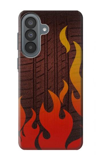 S2988 Rally Car Tire Fire Case For Samsung Galaxy A37