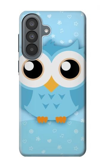 S3029 Cute Blue Owl Case For Samsung Galaxy A37