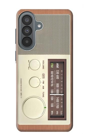 S3165 FM AM Wooden Receiver Graphic Case For Samsung Galaxy A37