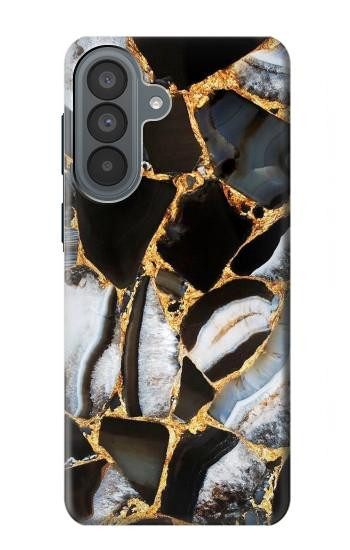 S3419 Gold Marble Graphic Print Case For Samsung Galaxy A37