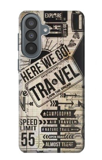 S3441 Vintage Travel Case For Samsung Galaxy A37