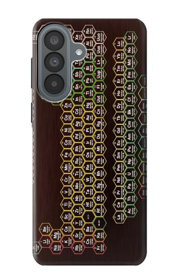 S3544 Neon Honeycomb Periodic Table Case For Samsung Galaxy A37