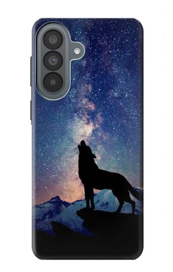 S3555 Wolf Howling Million Star Case For Samsung Galaxy A37