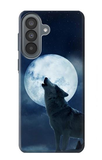 S3693 Grim White Wolf Full Moon Case For Samsung Galaxy A37