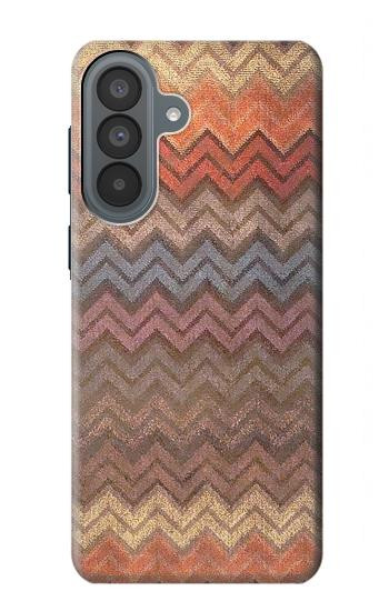 S3752 Zigzag Fabric Pattern Graphic Printed Case For Samsung Galaxy A37