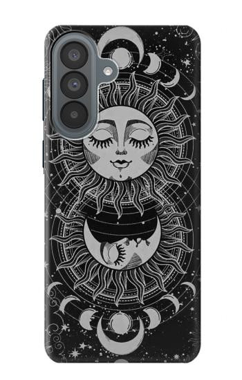 S3854 Mystical Sun Face Crescent Moon Case For Samsung Galaxy A37