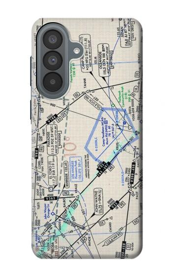 S3882 Flying Enroute Chart Case For Samsung Galaxy A37