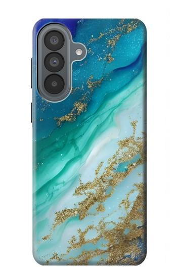 S3920 Abstract Ocean Blue Color Mixed Emerald Case For Samsung Galaxy A37