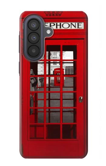 S0058 British Red Telephone Box Case For Samsung Galaxy A57