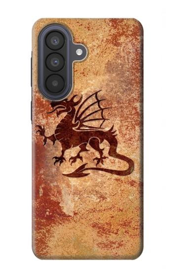 S2485 Dragon Metal Texture Graphic Printed Case For Samsung Galaxy A57
