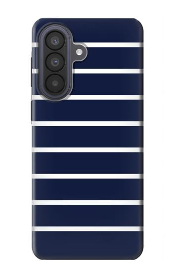 S2767 Navy White Striped Case For Samsung Galaxy A57
