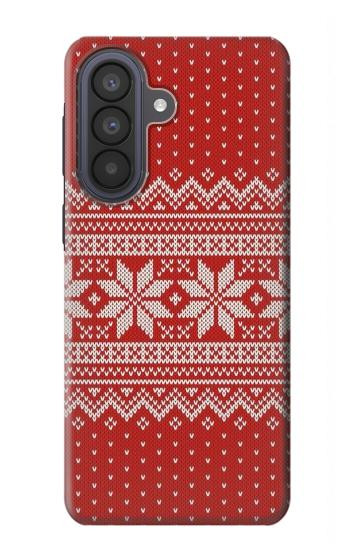 S3384 Winter Seamless Knitting Pattern Case For Samsung Galaxy A57