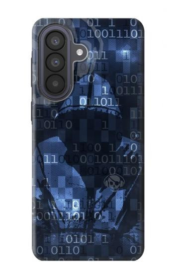S3431 Digital Code Cyber Hacker Case For Samsung Galaxy A57