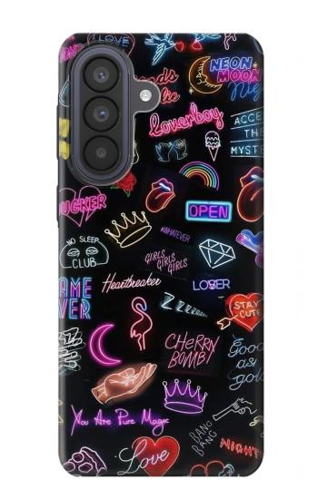 S3433 Vintage Neon Graphic Case For Samsung Galaxy A57