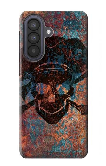 S3895 Pirate Skull Metal Case For Samsung Galaxy A57