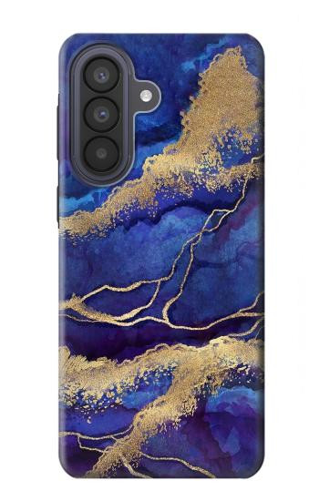 S3906 Navy Blue Purple Marble Case For Samsung Galaxy A57