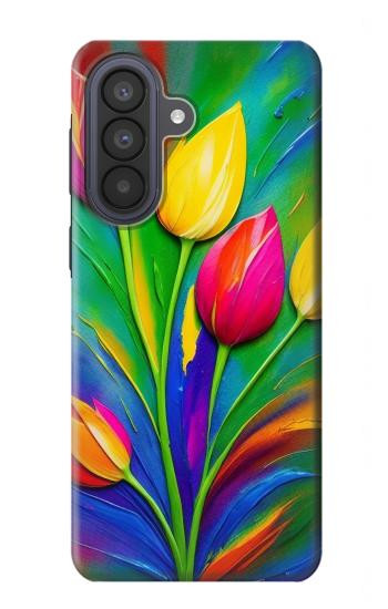 S3926 Colorful Tulip Oil Painting Case For Samsung Galaxy A57