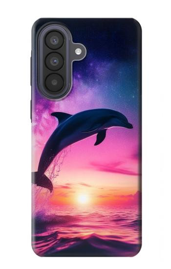 S3980 Dolphin Sunset Milky Way Case For Samsung Galaxy A57