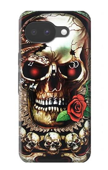 S0753 Skull Wing Rose Punk Case For Google Pixel 10a