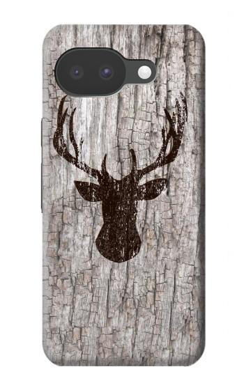 S2505 Reindeer Head Old Wood Texture Graphic Case For Google Pixel 10a