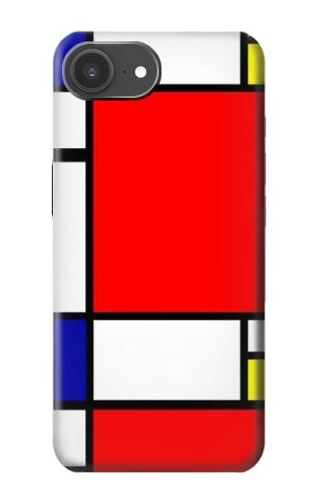 S0157 Composition Red Blue Yellow Case For iPhone 17e