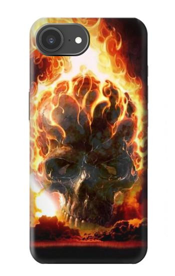 S0863 Hell Fire Skull Case For iPhone 17e