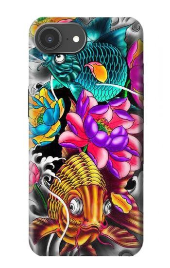 S1630 Fish Japanese Oriental Tattoo Case For iPhone 17e