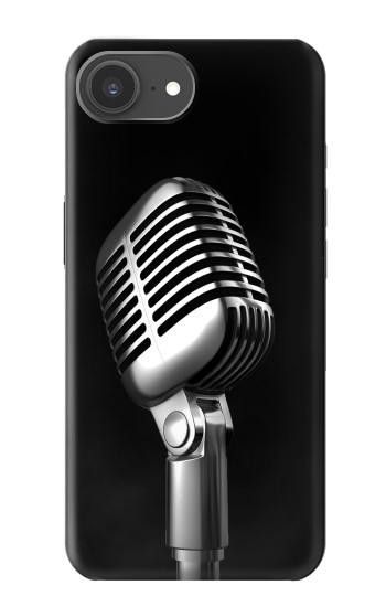 S1672 Retro Microphone Jazz Music Case For iPhone 17e