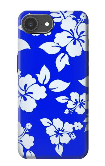S2244 Hawaiian Hibiscus Blue Pattern Case For iPhone 17e