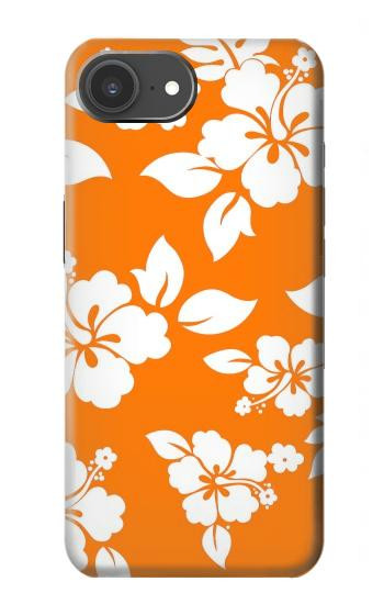 S2245 Hawaiian Hibiscus Orange Pattern Case For iPhone 17e