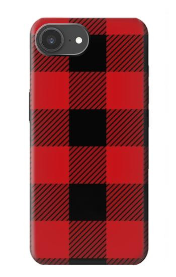 S2931 Red Buffalo Check Pattern Case For iPhone 17e
