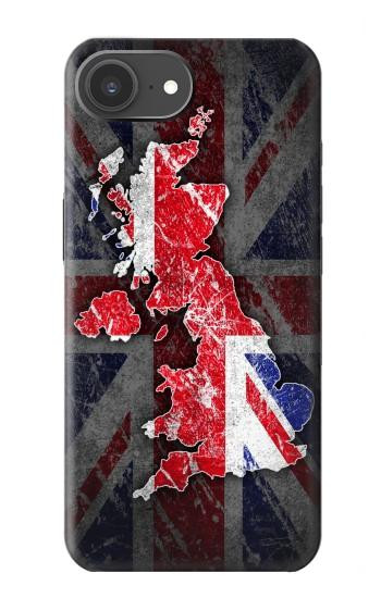 S2936 UK British Flag Map Case For iPhone 17e