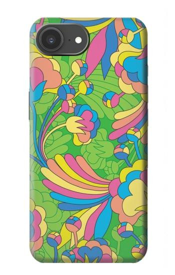 S3273 Flower Line Art Pattern Case For iPhone 17e