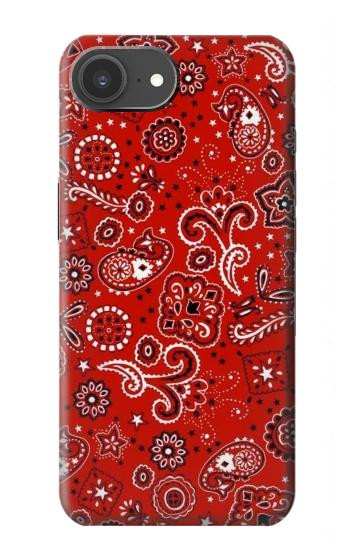 S3354 Red Classic Bandana Case For iPhone 17e