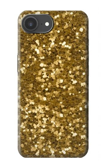 S3388 Gold Glitter Graphic Print Case For iPhone 17e