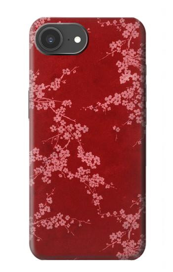 S3817 Red Floral Cherry blossom Pattern Case For iPhone 17e