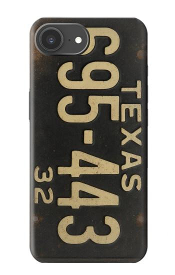 S4061 Vintage Texas Car License Plate Case For iPhone 17e